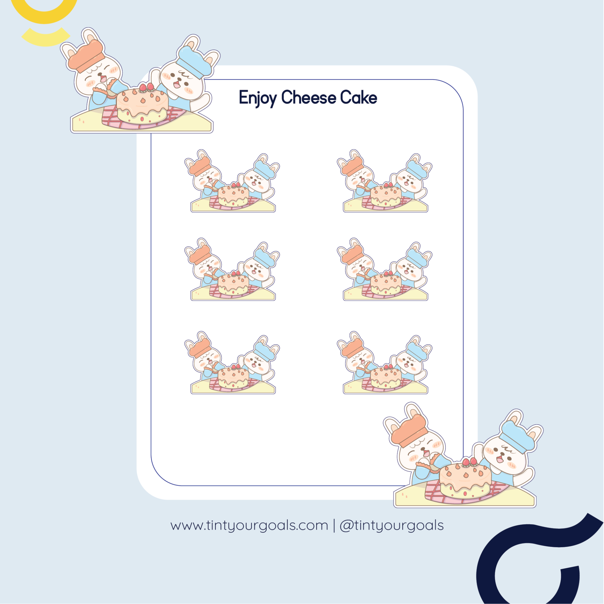 enjoy-cheese-cake-sticker