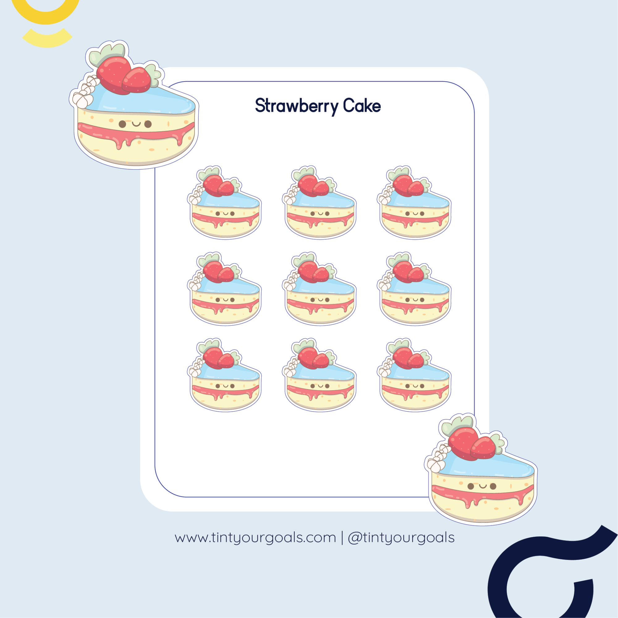 strawberry-cake-sticker